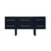 Everly Quinn Spadafore 6 Drawer 66" W Dresser Wood in Black | 31 H x 66 W x 18 D in | Wayfair ED6AB4D33D3B4A4EB5F9F21A359A7512