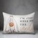 The Holiday Aisle® Ro Candy Ghost Rectangular Pillow Cover & Insert Polyester/Polyfill blend | 14 H x 20 W x 1.5 D in | Wayfair