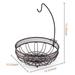 Winston Porter Fruit Basket Bowl w/ Banana Tree Hanger For Kitchen Counter, Dining Table, Bronze | 10.62 H x 10.62 W x 13.58 D in | Wayfair