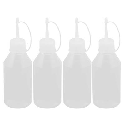Sauce Vinegar Ketchup Oil Squeeze Bottle Dispenser 100ml 4 Pcs