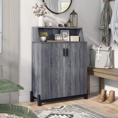Sost Contemporary 5-shelf Shoe Cabinet by Furniture of America