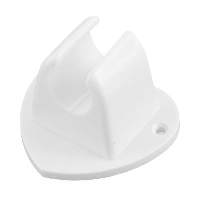 Bathroom Shower Head Wall Mounted Heart Shape Bracket Holder White - 2.4" x 2.6" x 1.8"(L*W*H)