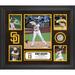 Manny Machado San Diego Padres Framed 5-Photo Collage with Piece of Game-Used Baseball