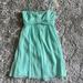 J. Crew Dresses | J. Crew Strapless Sweetheart Silk Chiffon Dress | Color: Green | Size: 2p