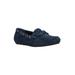 Extra Wide Width Women's Scout Slip On by Bella Vita in Navy Suede Leather (Size 9 1/2 WW)