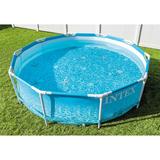 Intex Plastic Hard Sided Pool Steel in Blue/Gray/White | 14.4 H x 35.6 W in | Wayfair 28207EH