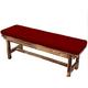 Waterproof Garden Bench Cushion Pads 100cm,2/3 Seater Bench Seat Cushion Pad 120cm 150cm for Patio Furniture Swing Chair Indoor Outdoor (150 * 40 * 5cm,Dark Red)
