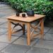 Cambridge Casual Lowell Teak Patio Side Table