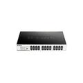 D-Link DGS-1024D/B 24‑Port Gigabit Unmanaged Desktop Switch, Hub, Internet Splitter, Metal, Fanless, Plug and Play - UK Model black DGS-1024D/B