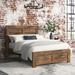 Alcott Hill® Queen Manufactured Wood Platform Bed Wood in Brown | 54 H x 63.25 W x 83.75 D in | Wayfair F2E1B74781644AA7890D1C18B5C65801