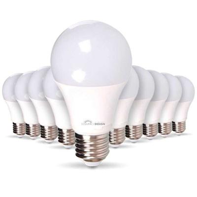 Lot von 10 LED-Lampen E27 entsprechend 60W 806lm Warmweiß Image