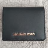 Michael Kors Bags | Michael Kors Jet Set Travel Wallet | Color: Black/Gold | Size: Os