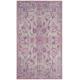 Tapis de salon interieur en rose & multi, 91 x 152 cm