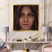 East Urban Home Portrait of African American Woman I - Graphic Art on Canvas Canvas, Wood in Brown | 1.5 D in | Wayfair