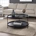 Verlington Round Farmhouse Style Cocktail Table by SEI Furniture in Black