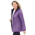 Plus Size Women's Three-Season Storm jacket by TOTES in Plum (Size 1X)