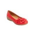 Wide Width Women's The Pamela Slip On Flat by Comfortview in Red (Size 12 W)