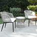 Melilani Wicker Outdoor Collection - 3pc Set by SEI Furniture in Gray