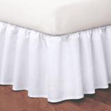 Magic Ruffle Bedskirt by BrylaneHome in Ivory (Size FULL)