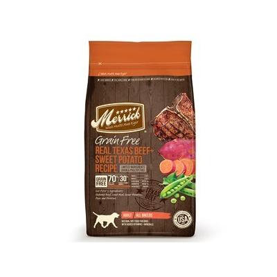 Merrick Grain Free Real Texas Beef + Sweet Potato Recipe Dry Dog Food - 22lb Bag - Smartpak