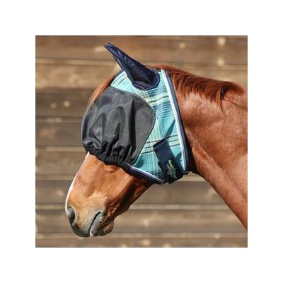 Kensington Uviator Fly Mask with Ears Made Exclusively for SmartPak - Oversize - Ocean Breeze - Smartpak