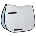 Lettia COOLMAX ProSeries Dressage Pad - White/Black Trim - Smartpak