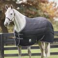 SmartPak Ultimate Stable Blanket with COOLMAX Technology - 78 - Med/Lite (100g) - Black w/ Grey Trim & White Piping