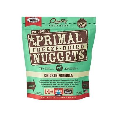 PRIMAL Freeze - Dried Chicken Nuggets Dog Food - 14oz Bag - Smartpak