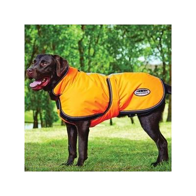 Weatherbeeta 300D Deluxe Reflective Dog Parka - 30 - Orange - Smartpak