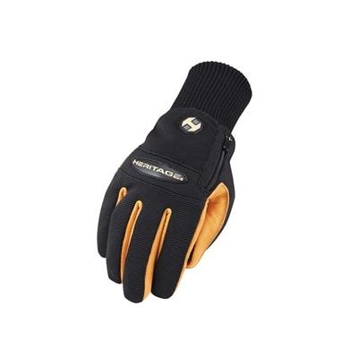 Heritage Winter Work Gloves - 7 - Black/Tan - Smar...
