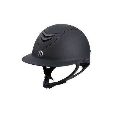 One K Defender Avance Wide Brim Helmet - M - Black Matte - Round Fit - Smartpak