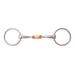 JP Korsteel Stainless Steel Copper Oval Link Loose Ring Snaffle Bit - 5.25" - Smartpak