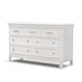 Finley Elite Double Dresser in White - Sorelle Furniture 6460-W