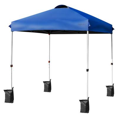 Costway 6.6 x 6.6 Feet Outdoor Pop Up Camping Cano...