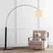 SAFAVIEH Lighting 83-inch Cosmos Arc Floor Lamp - 75"x16"x83"