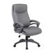 Boss LeatherPlus Bonded Leather Pillow Top Executive Chair with Padded Arms