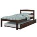 Donco Kids Econo Dark Cappuccino Full Bed with Twin Trundle