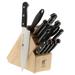 ZWILLING Gourmet 14-pc Knife Block Set - Black