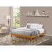 East West Furniture King Platform Bed Frame with 4 Solid Wood Legs and 2 Extra Center Legs (Bed Frame Color Options)