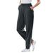 Plus Size Women's Better Fleece Jogger Sweatpant by Woman Within in Heather Charcoal (Size 1X)