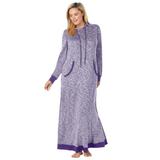 Plus Size Women's Marled Hoodie Sleep Lounger by Dreams & Co. in Plum Burst Marled (Size 14/16)