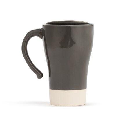 DEMDACO Cat Mom Heart Coffee Mug Ceramic in Brown/Gray/White, Size 5.5 H in | Wayfair 1004470070