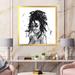 East Urban Home Monochrome Portrait of African American Woman II - Painting on Canvas in Black | 16 H x 16 W x 1.5 D in | Wayfair