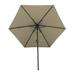 Arlmont & Co. Chittenden 7.5 Ft Outdoor Patio Market & Table Umbrella w/ Tilt Metal in Brown | 90 H x 90 W x 90 D in | Wayfair