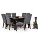 Red Barrel Studio® Abdul-Hafiz Dining Set Wood in Brown | Wayfair A19B3B194E114F459F6F17E0CF7B7F03