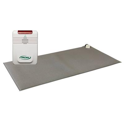 Easy-to-Use CordLess Fall Prevention Alert With Weight-Sensing Long Floor Mat System