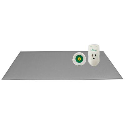 Smart Outlet With A CordLess Weight Sensing Floor Mat (24"x48", Gray) System