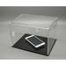 FixtureDisplays 9.6" X 7.1" X 6.6" Model Display Case W/Acrylic Lift-Off Top Base W/Riser 19376 in Black | 8.86 H x 9.37 W x 11.85 D in | Wayfair