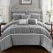 Astoria Grand Nelia 10 Piece Comforter Set Polyester/Polyfill/Microfiber in Gray | King Comforter + 9 Additional Pieces | Wayfair