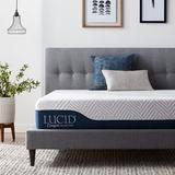 California King 12" Gel Mattress - Lucid Comfort Collection & Aloe Vera Hybrid | 80 H x 38 W 12 D in Wayfair LUCC12CK38GH